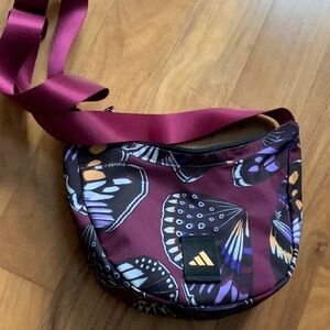 FARM Rio x Adidas Purple Butterfly Shoulder Bag ADIDAS FARM SACOCHE